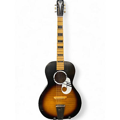 Used 1990s Kay MUSIC NOTE PARLOR Vintage Natural Acoustic Guitar