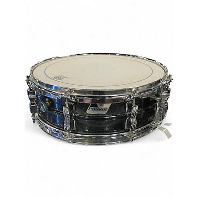 Used 1990s Ludwig 14X5 Acrolite Black Galaxy Drum