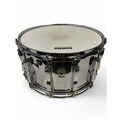 Used 1990s Ludwig 14X8 Coliseum Chrome over Maple Drum