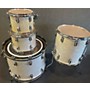 Used Ludwig Used 1990s Ludwig 4 piece Classic Maple WHITE MARINE PEARL Drum Kit WHITE MARINE PEARL