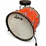 Used 1990s Ludwig 6 Piece Classic Maple With Matching Canaster Seat Mod Orange Drum Kit Mod Orange