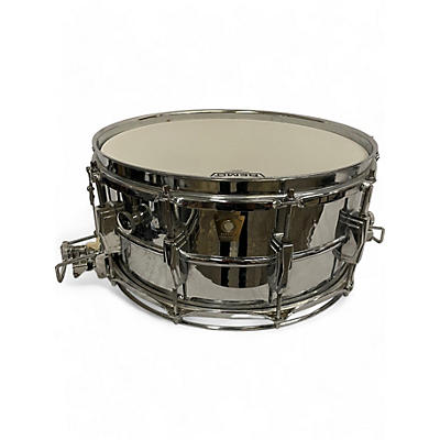 Ludwig Used 1990s Ludwig 6.5X14 Supraphonic Snare Drum Silver