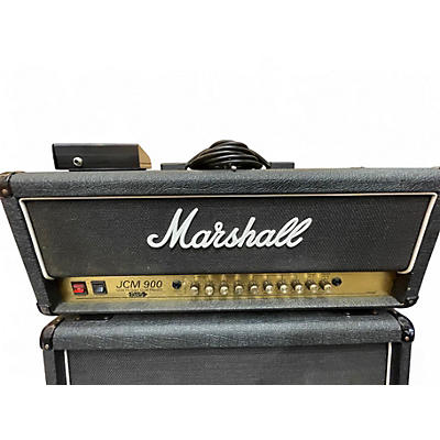 Used 1990s Marshall JCM900 Model 4500 50 Watt Hi Gain Dual Reverb Tube Guitar Amp Head