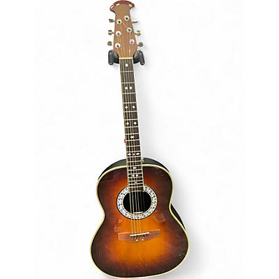 Used 1990s Ovation CC63 Celebrity 2 Color Sunburst Acoustic Electric Guitar