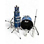 Used 1990s Pearl 5 Piece MLX Royal Blue Drum Kit Royal Blue