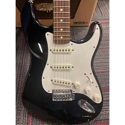 Squier Used 1990s Squier STRATOCASTER Black Solid Body Electric Guitar