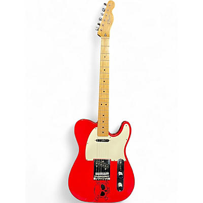 Used 1990s Squier TELE Hot Rod Red Solid Body Electric Guitar