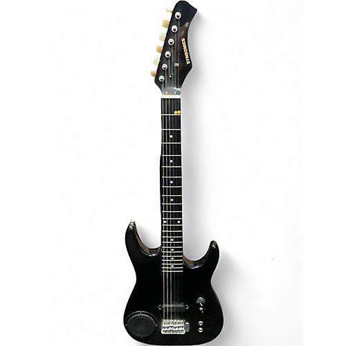 Used 1990s Synsonics TERMINATOR Black Solid Body Electric Guitar Black