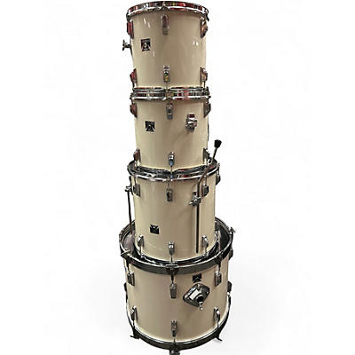 Used 1990s TAMA 4 Piece SWINGSTAR Antique White Drum Kit