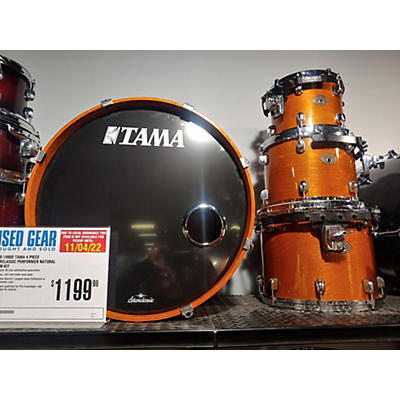 Used 1990s TAMA 4 piece Starclassic Performer Natural Drum Kit