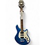 Used 1990s Washburn WM3 Custom Shop Blue Sparkle Solid Body Electric Guitar Blue Sparkle