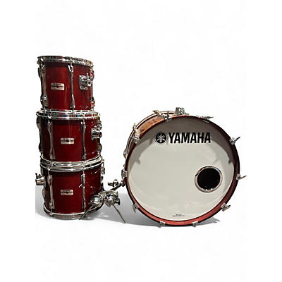 Yamaha Used 1990s Yamaha 4 Piece Recording Custom Cherry Drum Kit