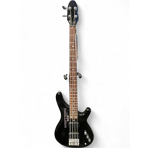 Used 1990s Yamaha MOTION MB-III 4 STRING BLACK Electric Bass Guitar BLACK
