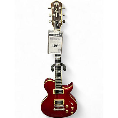Used 1990s Yamaha Weddington Custom Red Solid Body Electric Guitar