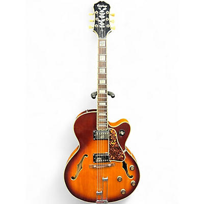 Used 1991 Epiphone Emperor VS Tobacco Sunburst Hollow Body Electric Guitar