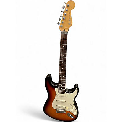 Used 1991 Fender Standard Stratocaster Plus Tobacco Sunburst Solid Body Electric Guitar
