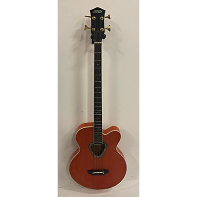 Gretsch Guitars Used 1991 Gretsch Guitars 917175-14 Orange Acoustic Bass Guitar