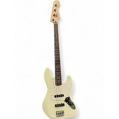 Used 1992 Fender Standard Jazz Bass White Electric Bass Guitar
