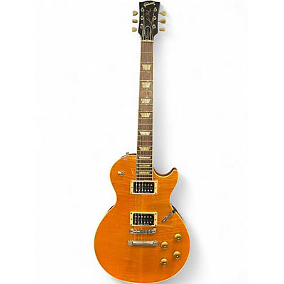 Used 1992 Gibson Les Paul Classic Plus Amber Solid Body Electric Guitar