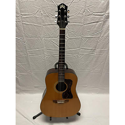 Guild Used 1992 Guild D25-nt Natural Acoustic Electric Guitar