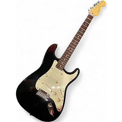 Used 1993 Fender American Strat Plus Black Solid Body Electric Guitar