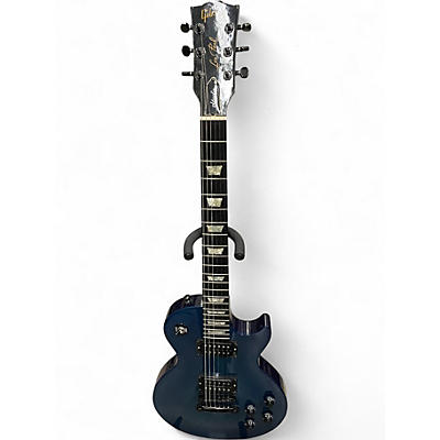 Used 1993 Gibson Les Paul Studio Lite Trans Blue Solid Body Electric Guitar