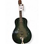 Used 1993 National duolian green burst Resonator Guitar green burst