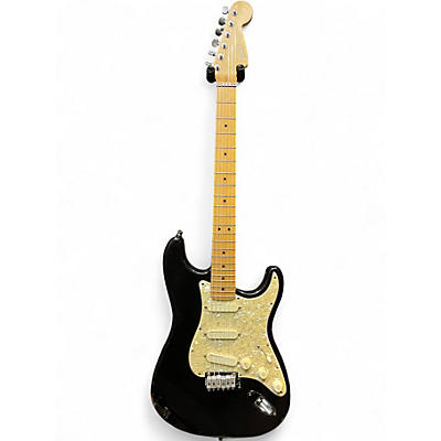 Used 1994 Fender American Deluxe Stratocaster Plus Mystic Black Solid Body Electric Guitar