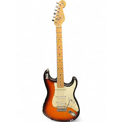 Used 1994 Fender American Standard Stratocaster 3 Color Sunburst Solid Body Electric Guitar
