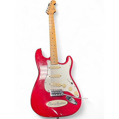 Used 1994 Fender Squier series Stratocaster  Red Solid Body Electric Guitar