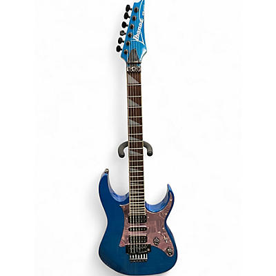Used 1994 Ibanez RG450 DX Laser Blue Solid Body Electric Guitar
