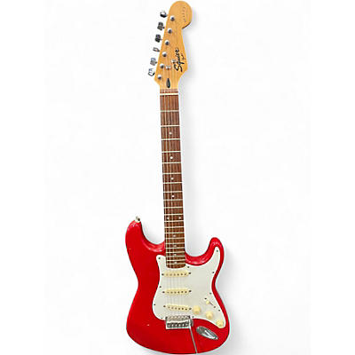 Used 1994 Squier Bullet Stratocaster Fiesta Red Solid Body Electric Guitar