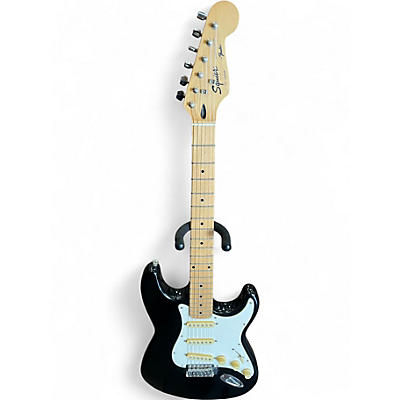 Used 1994 Squier Contemporary Stratocaster MIK Black Solid Body Electric Guitar