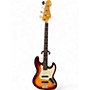 Used 1995 Fender Foto Flame Jazz Bass 2 Tone Sunburst Electric Bass Guitar 2 Tone Sunburst