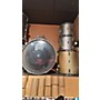 Used Used 1995 Percussion Plus 4 piece Drum Kit Aged Silver Drum Kit Aged Silver