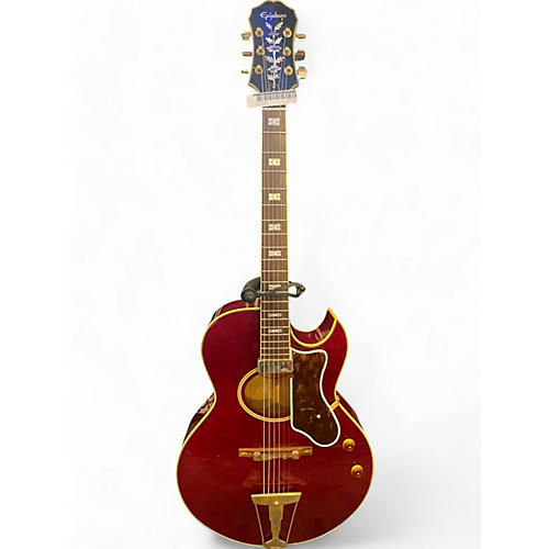 Epiphone Used 1996 Epiphone HOWARD ROBERTS WINE RED Acoustic Electric Guitar WINE RED