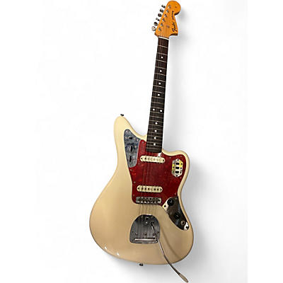 Used 1996 Fender 1962 Reissue Jaguar Vintage White Solid Body Electric Guitar