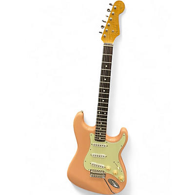 Used 1996 Fender 1996 ST-62 Stratocaster Shell Pink Solid Body Electric Guitar