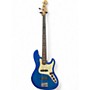Used 1996 Fender Active Jazz Bass Blue Electric Bass Guitar Blue