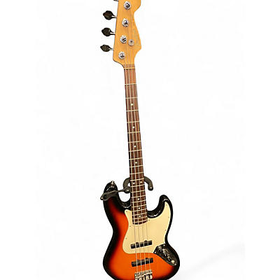 Used 1996 Fender American Standard Jazz Bass Brown Sunburst Electric Bass Guitar