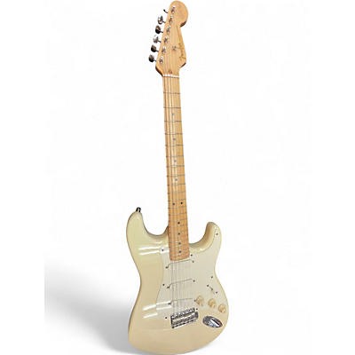 Used 1996 Fender Artist Series Eric Clapton Stratocaster Olympic White Solid Body Electric Guitar