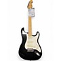 Used 1996 Fender Standard Stratocaster Black Solid Body Electric Guitar Black