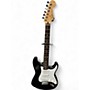 Used 1996 Fender Standard Stratocaster Black and White Solid Body Electric Guitar Black and White
