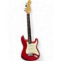 Used 1996 Fender Standard Stratocaster Candy Apple Red Solid Body Electric Guitar Candy Apple Red