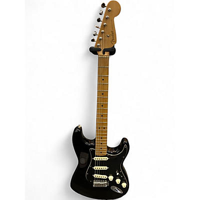Used 1996 Fender Tex Mex Stratocaster Black Solid Body Electric Guitar