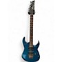 Used 1996 Ibanez RG517 Blue Sparkle Solid Body Electric Guitar Blue Sparkle
