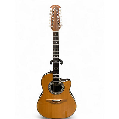Used 1996 Ovation 1866 LEGEND Natural 12 String Acoustic Electric Guitar