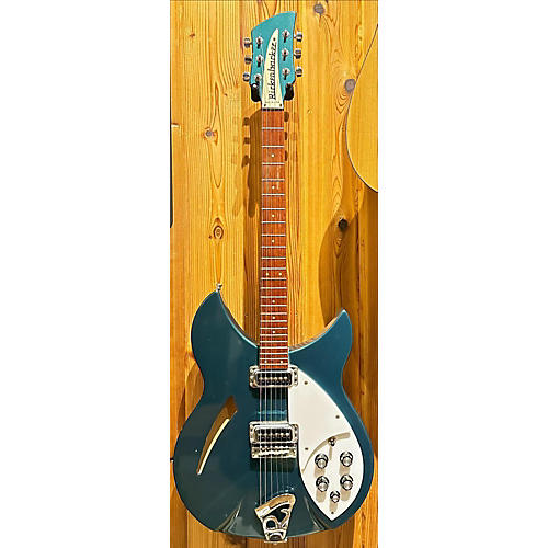 Rickenbacker Used 1996 Rickenbacker 330 Turquoise Hollow Body Electric Guitar Turquoise