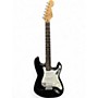 Used 1996 Squier Standard Stratocaster Black Solid Body Electric Guitar Black
