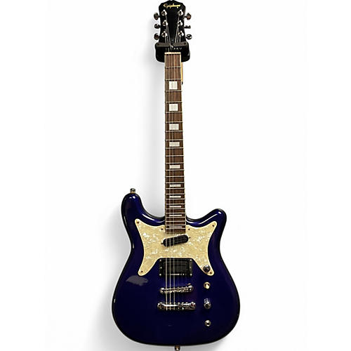 Used 1997 Epiphone CORONET Blue Solid Body Electric Guitar Blue